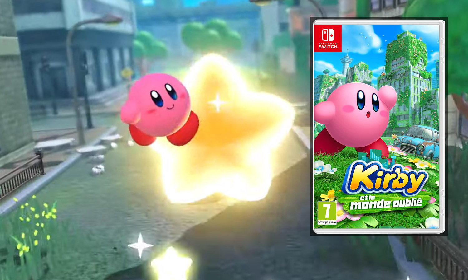 Kirby et le monde oublié sur Switch visuel slider