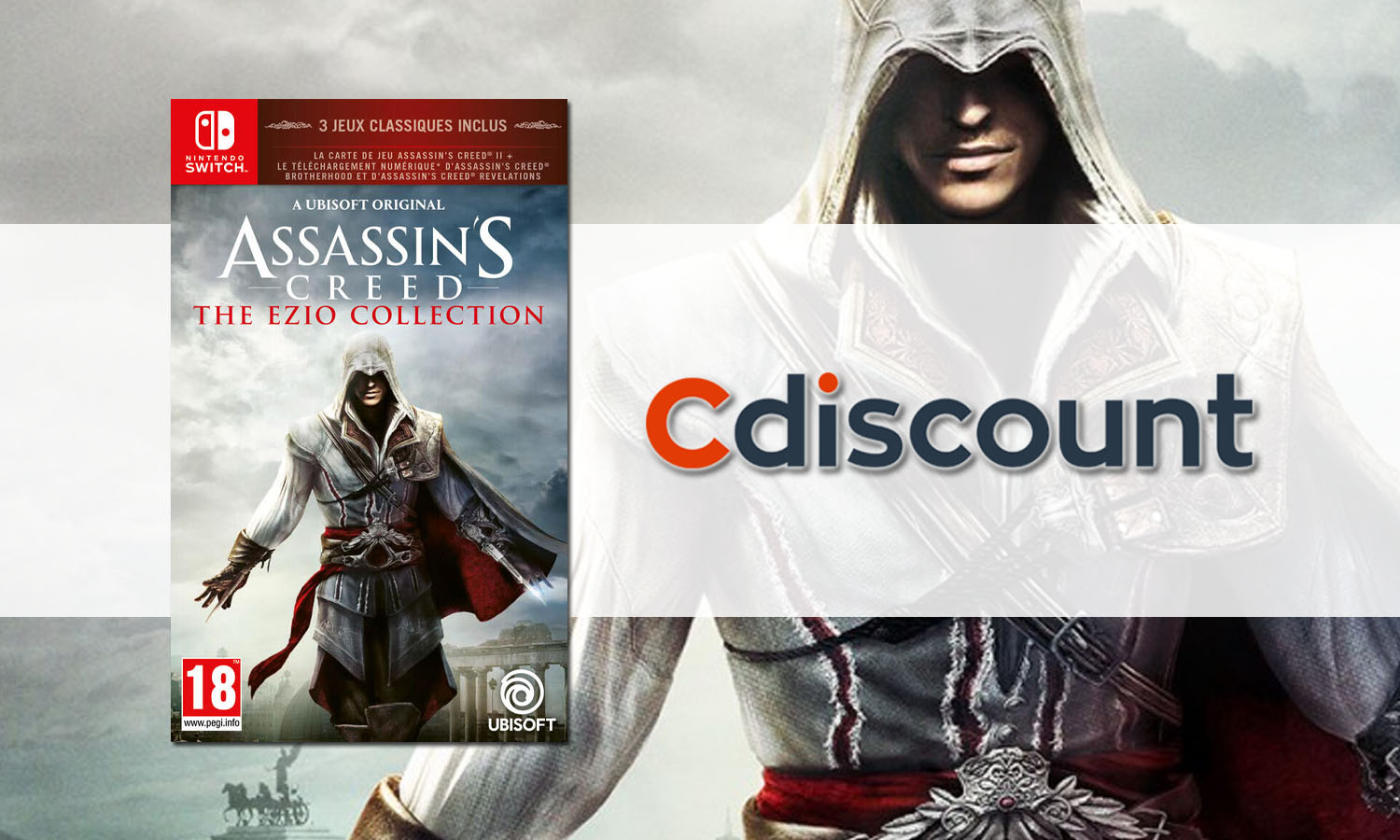 SLIDER Assassins Creed The Ezio Collection Switch offre cdiscount