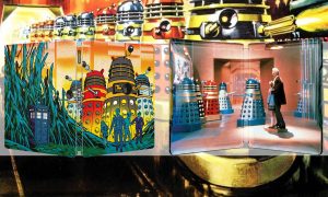 Dr Who est les Daleks steelbook 4k visuel slider