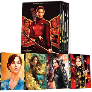 Hunger Games Collection Blu Ray 4K Steelbook visuel-produit v2