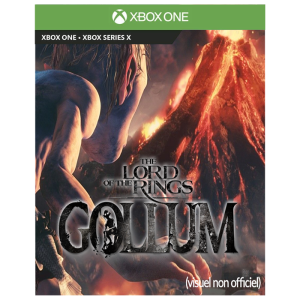 Gollum Xbox modèle jaquette provisoire