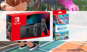Pack Switch Grise + Nintendo Switch Sports visuel-slider