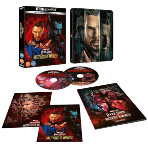 Doctor Strange In The Multiverse Of Madness Blu Ray 4K Steelbook Collector visuel produit