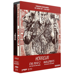 Hurlements + Evil Dead 2 Steelbook 4K visuel produit definitif