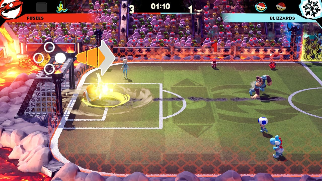 mario strikers gameplay shaolin soccer