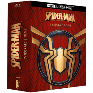coffret spider-man 8 films 4k visuel produit