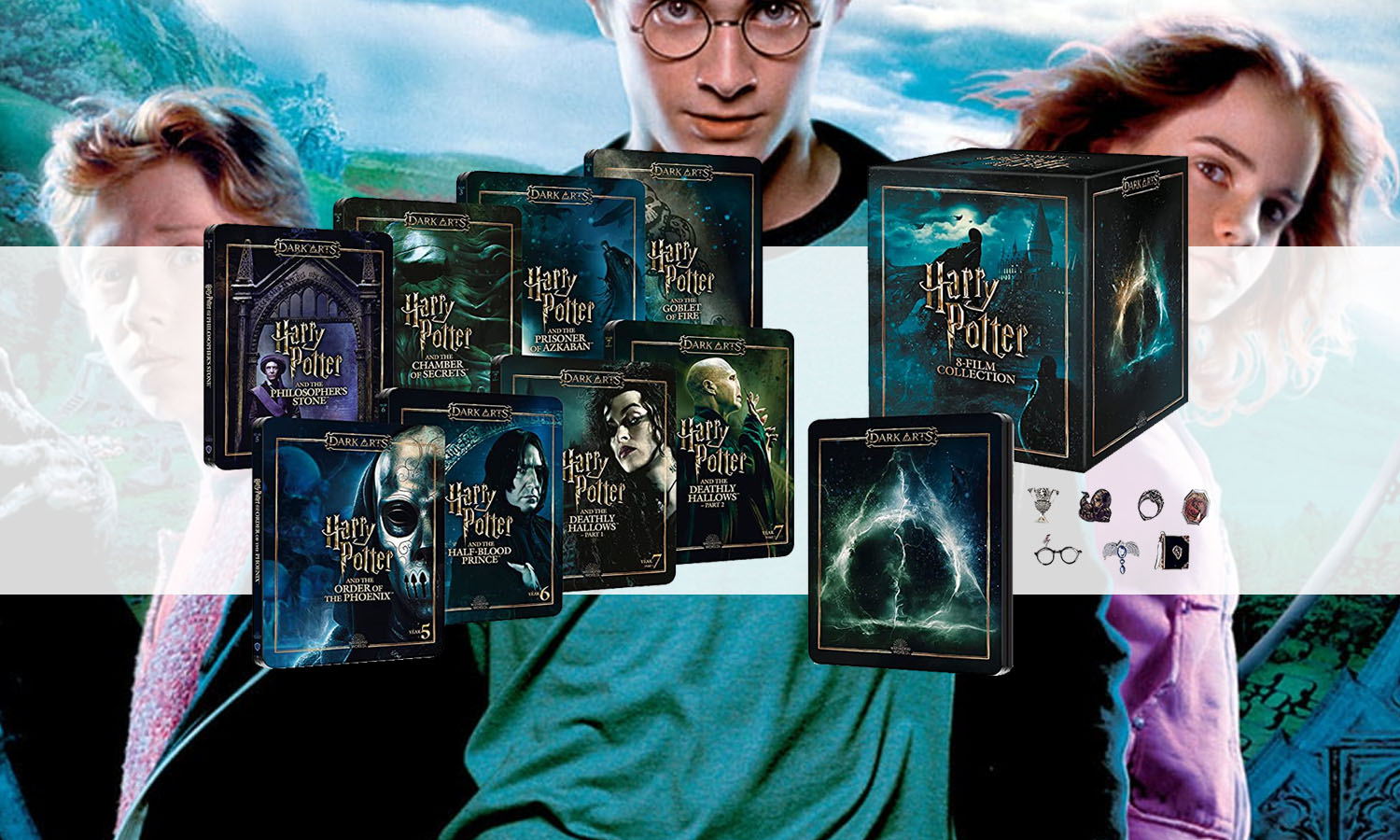 Coffret Harry Potter Intégrale Steelbook Collector Blu-ray