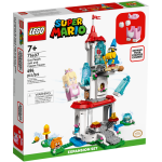 Set Lego Mario La Tour Gelee et Le Costume de Peach Chat 71407 visuel produit