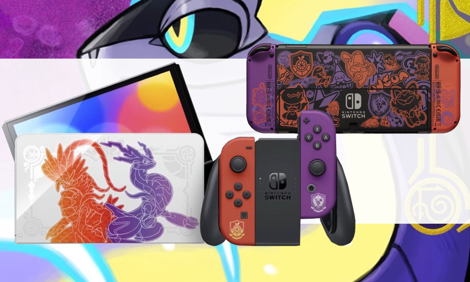 slider console switch pokemon violet écarlate