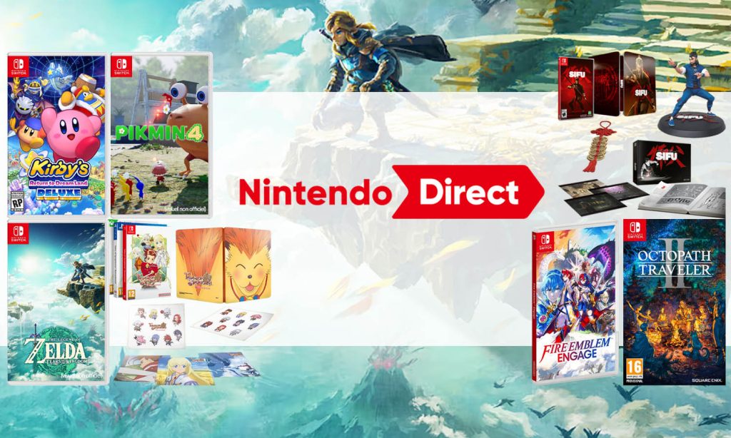 visuel slider horizontal Nintendo direct septembre 2022