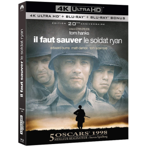 Il faut sauver le soldat Ryan en Blu-Ray 4K + Blu-Ray visuel-produit copie