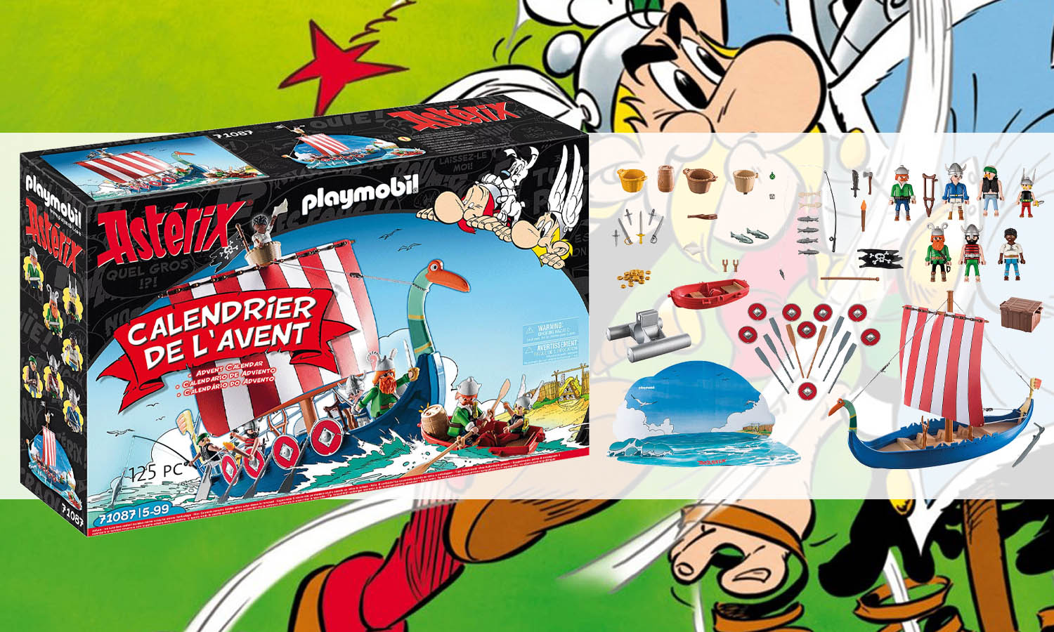 71087 - Calendrier de l'Avent Playmobil - Astérix Pirate Playmobil