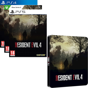 resident evil 4 remake steelbook edition definitif ps4 ps5 xbox visul produit