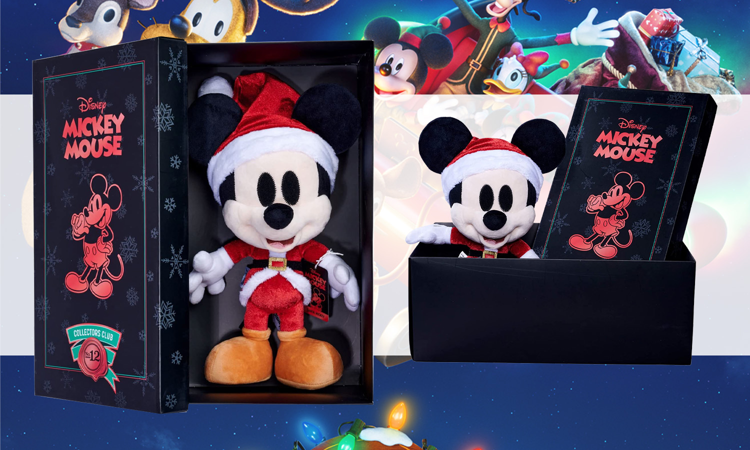 Peluche Mickey Mouse Pere Noel Collector