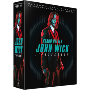 John Wick Les 4 chapitres Blu Ray 4K visuel produit