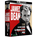 coffret james dean blu ray 4k 3 films visuel produit