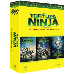 coffret trilogie tortues ninja film blu ray visuel produit