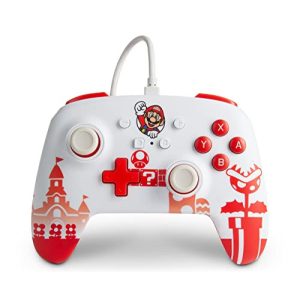 manette filaire powera mario redwhite pour switch visuel produit