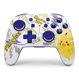 manette sans fil powera nano pikachu school days pour switch visuel produit