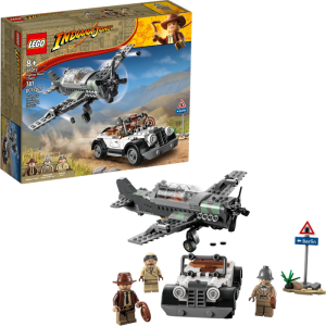 Lego Indiana Jones La poursuite en avion de combat (77012) visuel produit