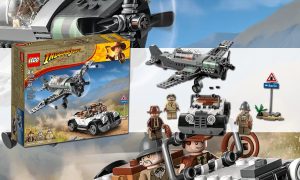 SLIDER Lego Indiana Jones La poursuite en avion de combat (77012)