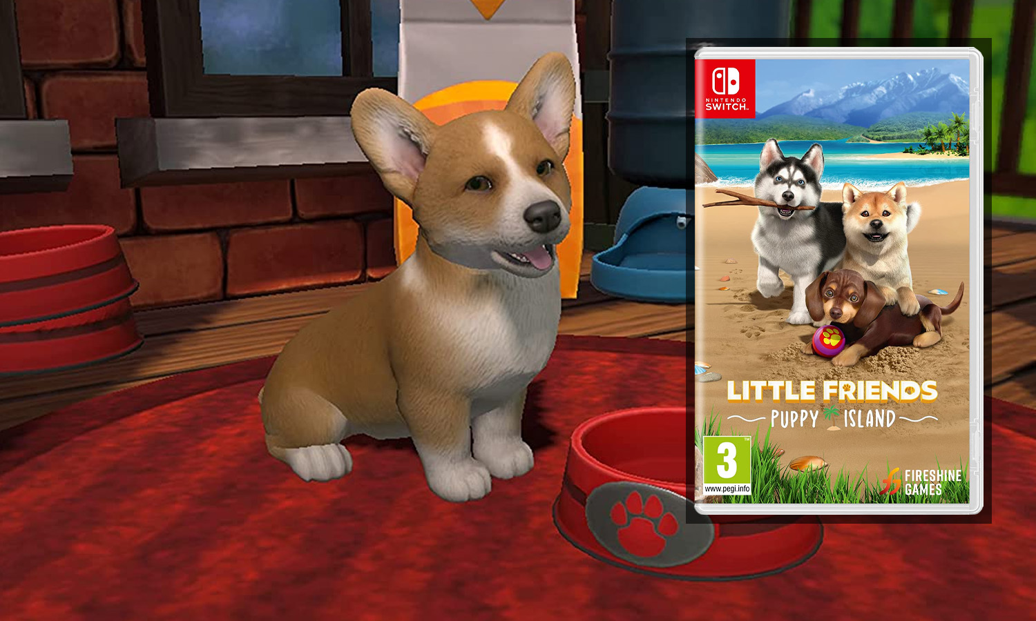 Nintendo Switch Little Friends: Puppy Island