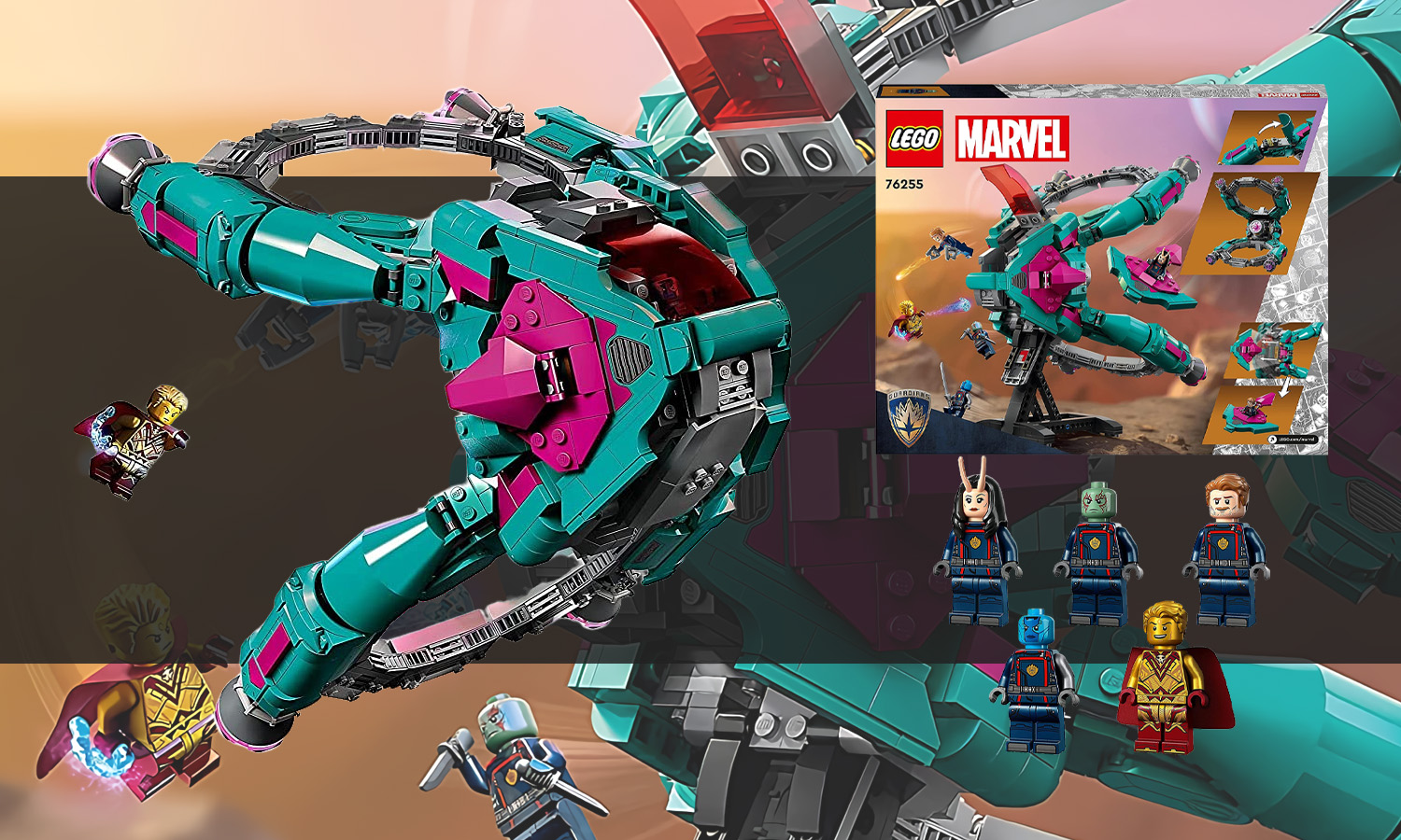 Lego Marvel Vaisseau Gardiens de la Galaxie 76255