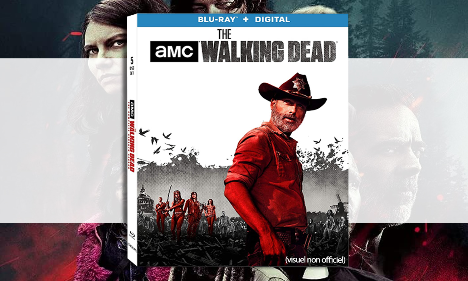 slider the walking dead intégrale blu ray collector