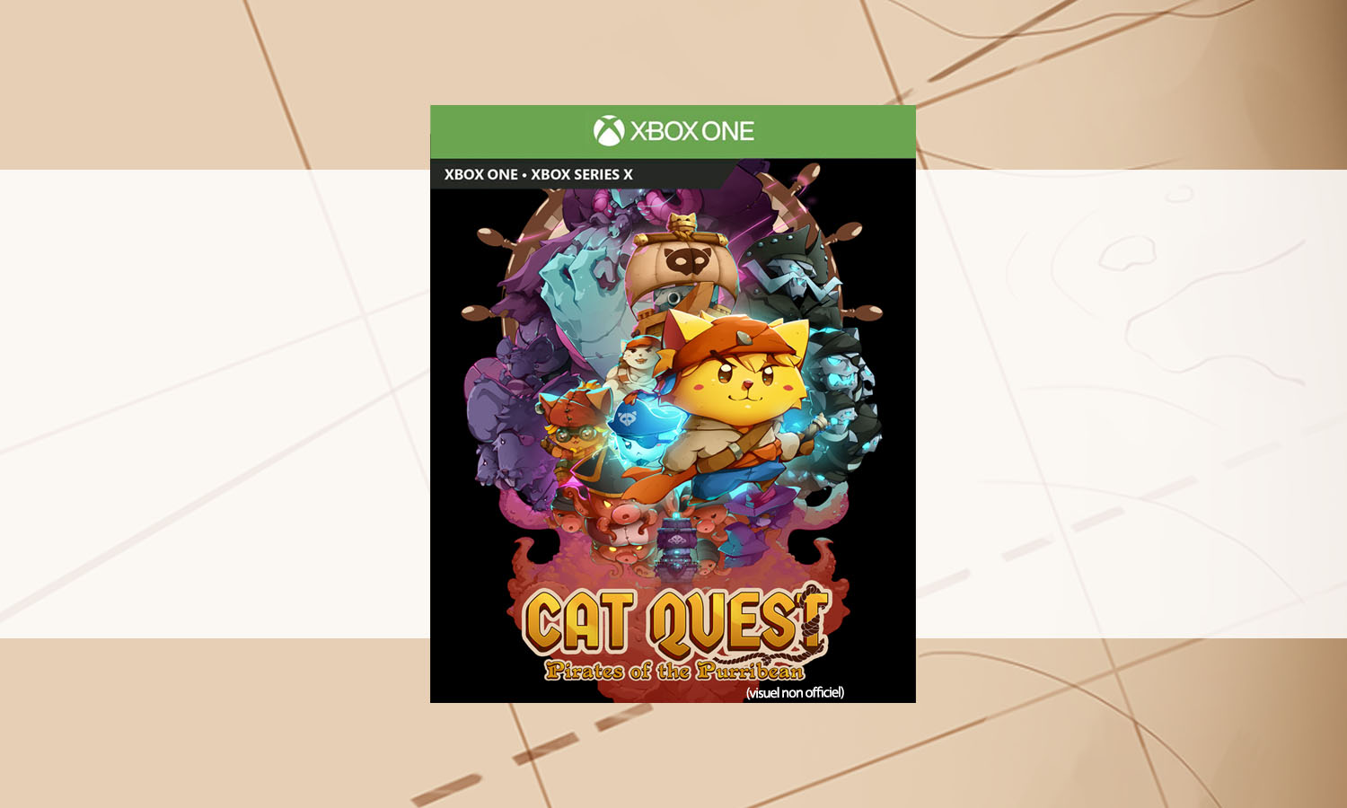 Cat's Quest Pirates of The Purribean xbox visuel slider horizontal provisoire