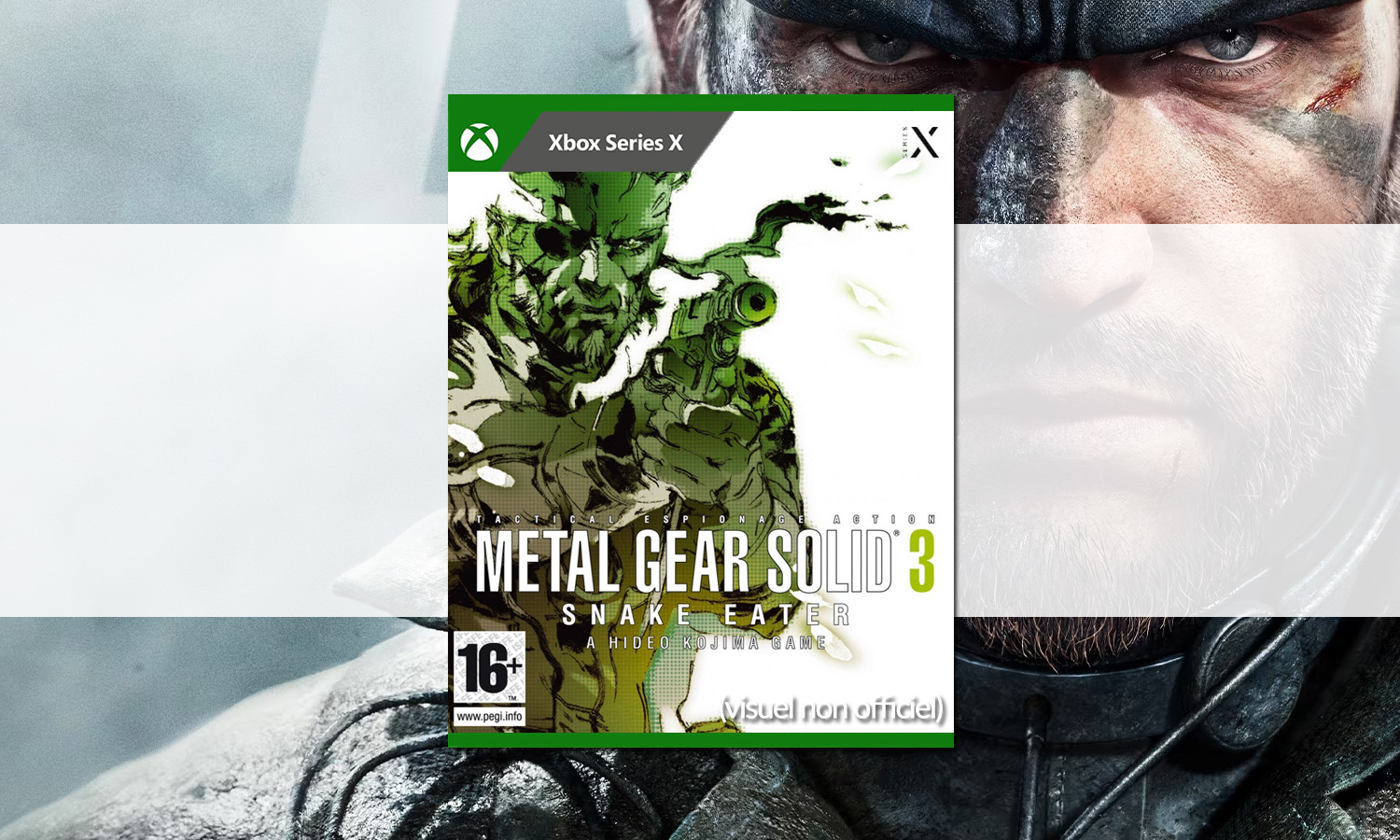 SLIDER Metal Gear Solid Snake Eater sur Xbox Series X visuel provisoire