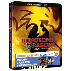 donjons et dragons l'honneur des voleurs 4k steelbook edition leclerc visuel produit