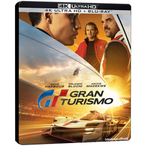 gran turismo le film Blu ray 4k Steelbook visuel produit provisoire