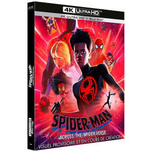 Spider Man Across Spider Verse Blu ray 4K visuel produit