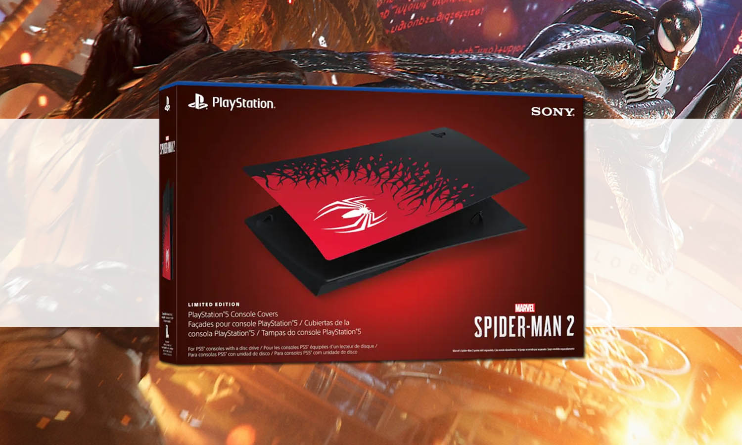 Sony PS5 Standard Spider Man 2 Édition limitée - Consoles de jeux