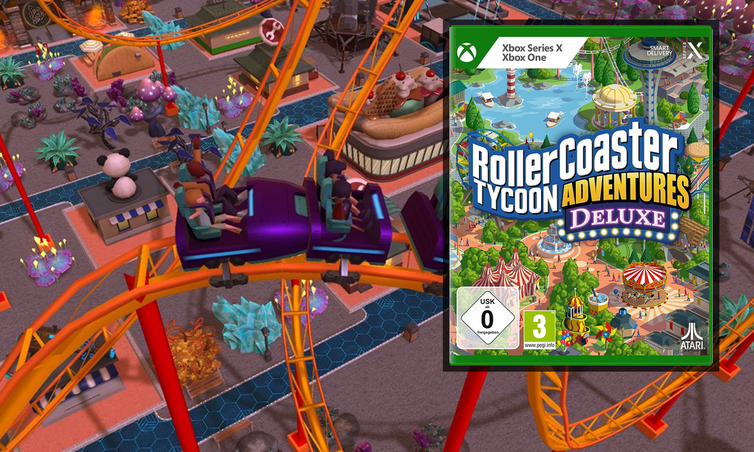 rollercoaster tycoon adventures deluxe xbox visuel slider