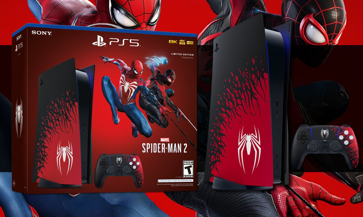 Console Sony PS5, Com Unidade de Disco e Jogo Marvel's Spider-Man 2 -  1000037788 - Boletando