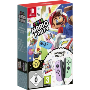 Bundle Super Mario Party Joy Con Pastel vert violet visuel produit