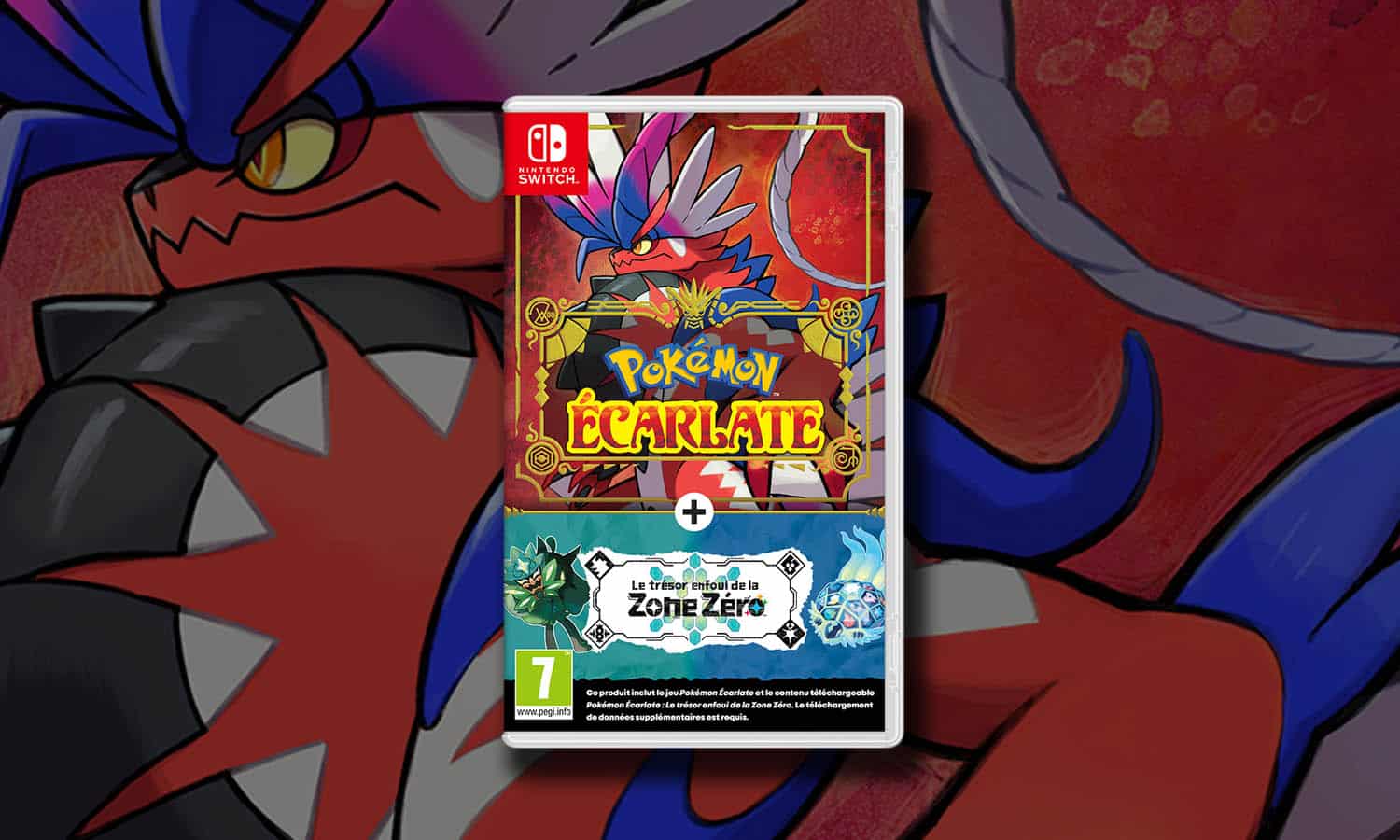 Code de téléchargement extension DLC Pokemon Violet Ecarlate Nintendo  Switch - Jeux vidéo - Achat & prix