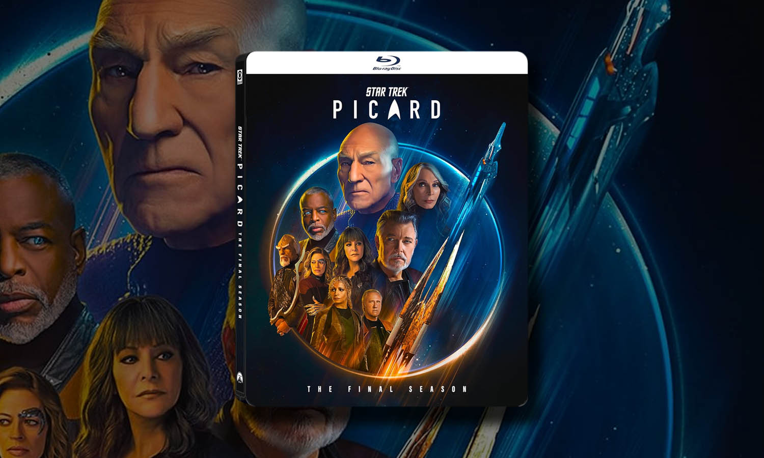 SLIDER Star Trek Picard Saison 3 Blu Ray Steelbook