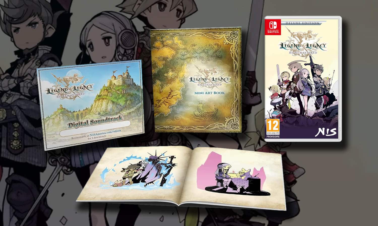 SLIDER The Legend of Legacy HD Remastered switch
