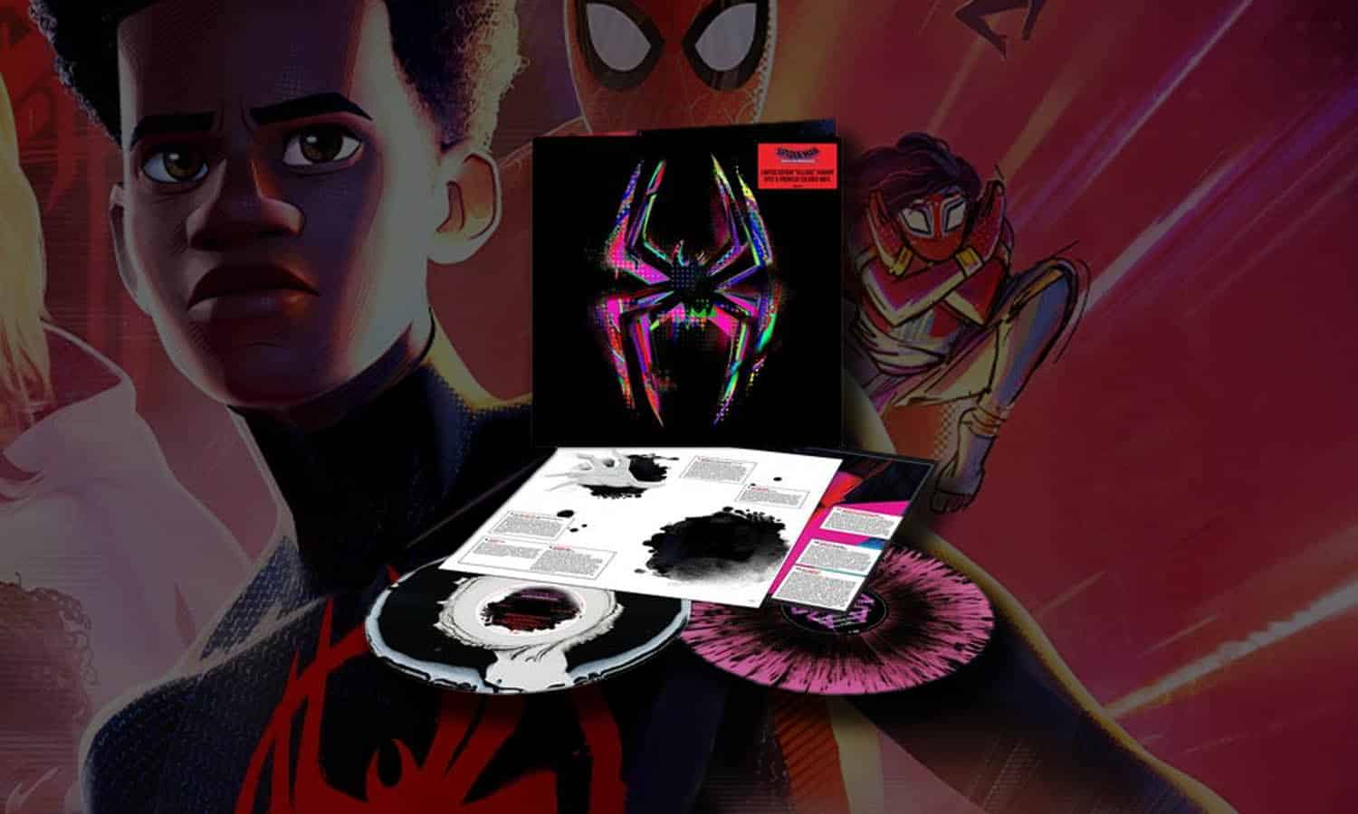 Vinyle coloré Spiderman Across The Spider-Verse : offres et infos