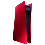 façade ps5 cover volcanic red visuel produit