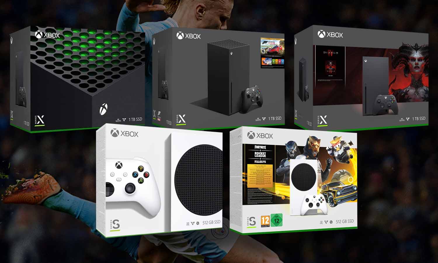 slider promos consoles xbox series x ea sports fc 24 offert