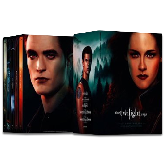 Coffret 4K Steelbook Intégrale Twilight (15ème anniversaire)