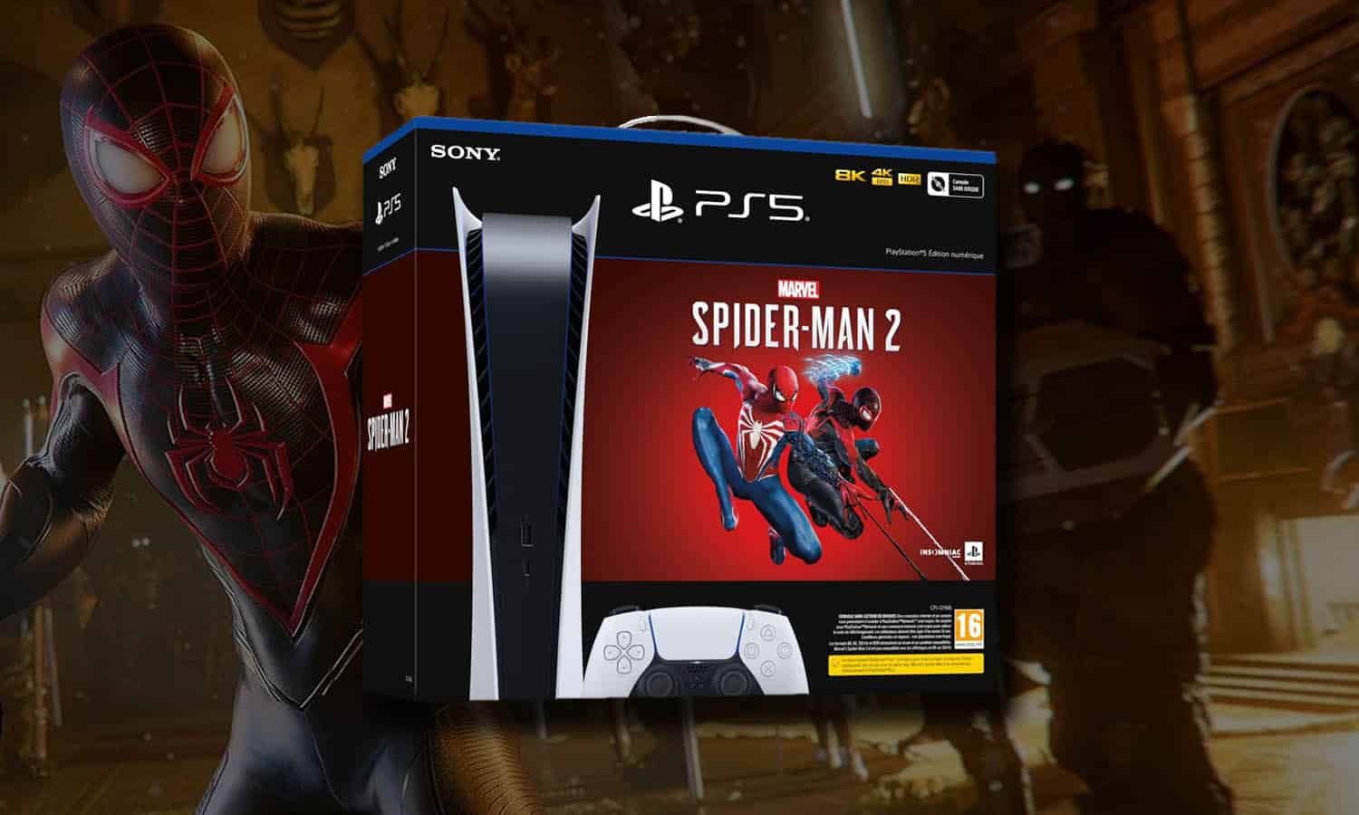 Bundle PS5 Digital Spiderman 2 : offres et alertes