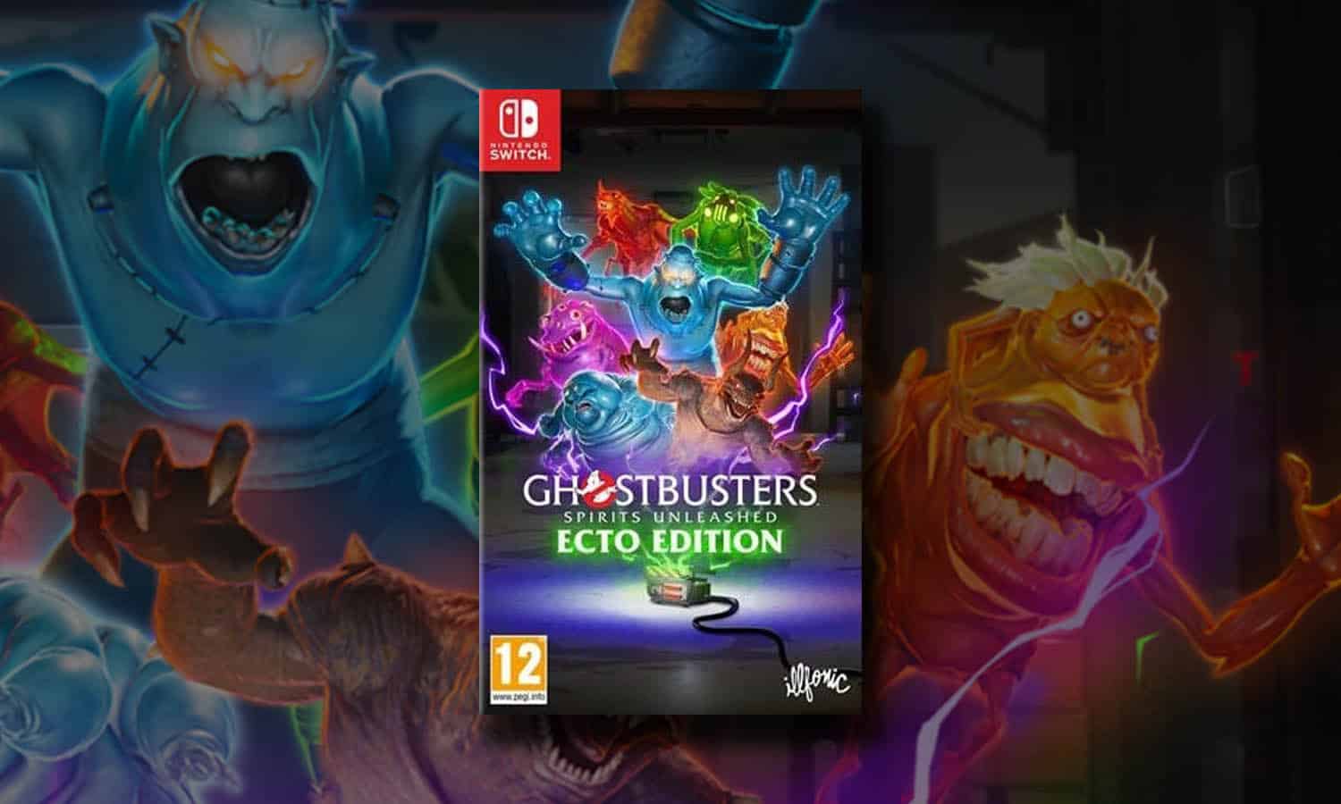 SLIDER Ghostbusters Spirits Unleashed Switch ecto edition