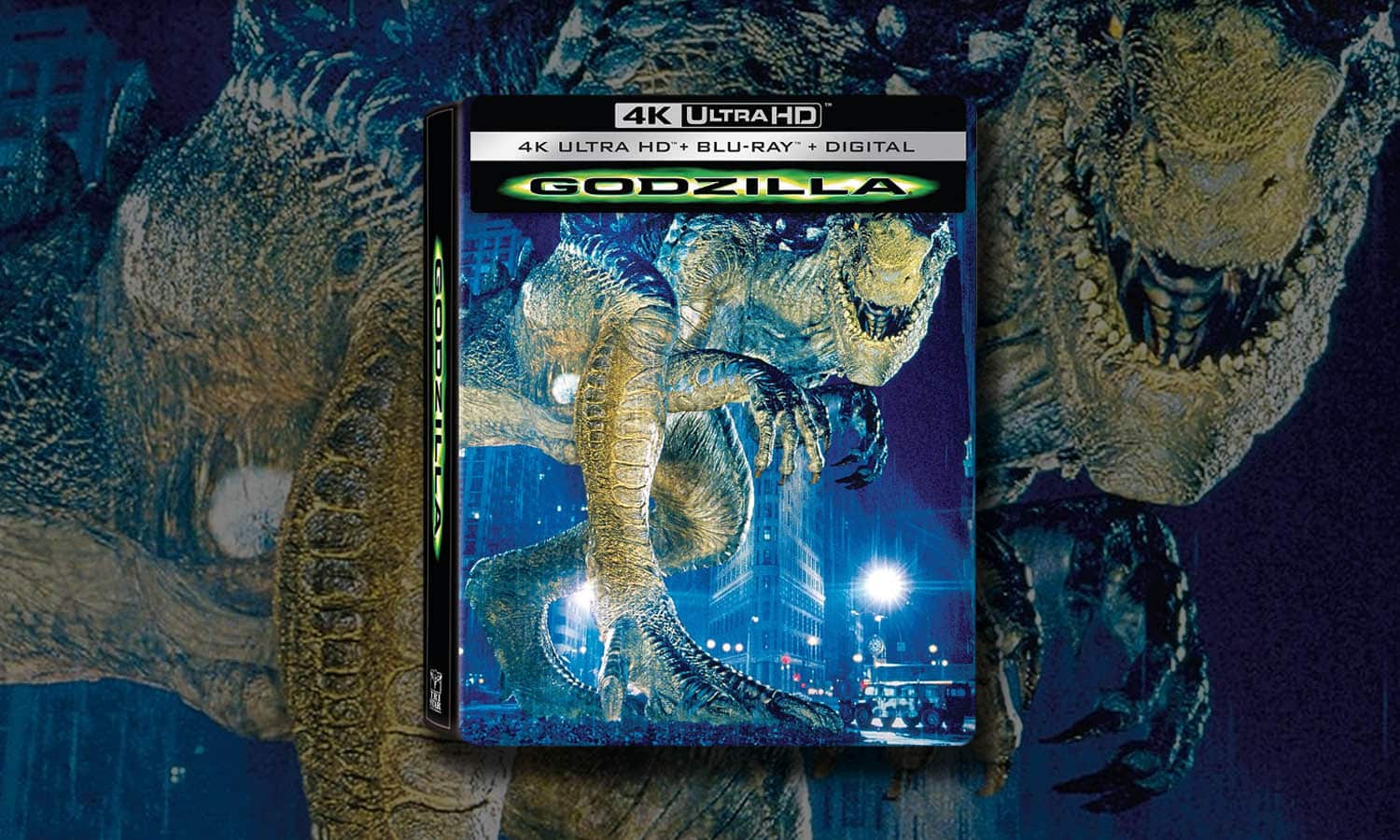 SLIDER Godzilla 1998 4K Steelbook US