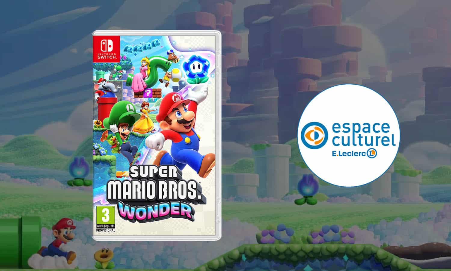 Super Mario Wonder : l'offre Day One E.Leclerc