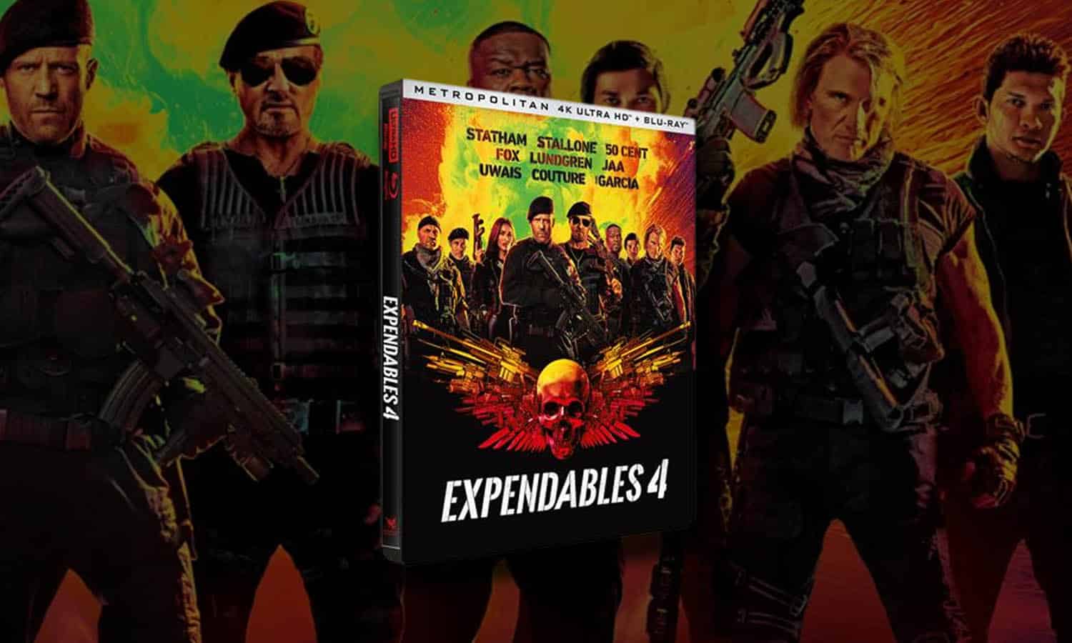 SLIDER The Expendables 4 Blu Ray 4K Steelbook visuel definitif