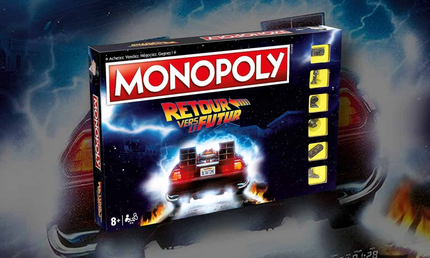 WINNING MOVES Monopoly Retour vers le futur pas cher 
